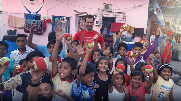Charity Tennis Actions India Pakistan Madagascar CV Tennis Academy